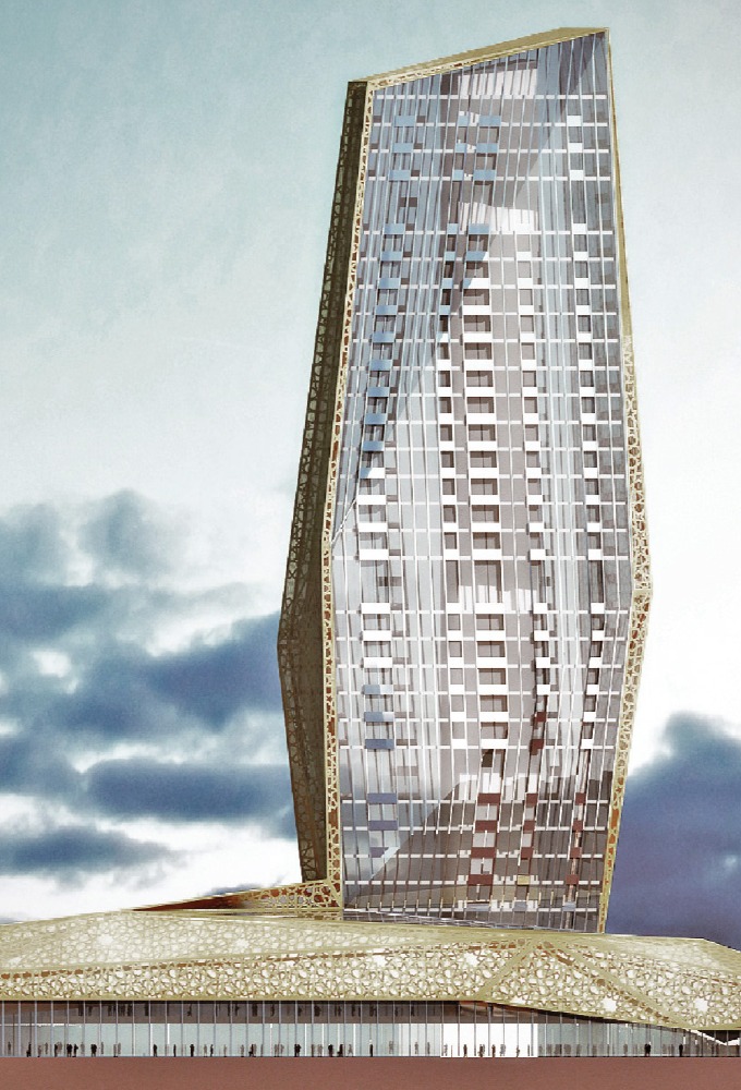 YES ARCHITECTURE., Istanbul Hochhaus, Außenansicht