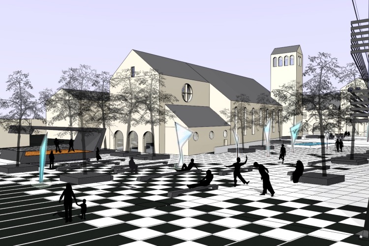 YES ARCHITECTURE., Kirchplatz Starnberg, Umgestaltung