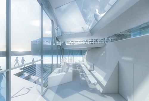 YES ARCHITECTURE., Jüdisches Museum, Fürth, Innenansicht