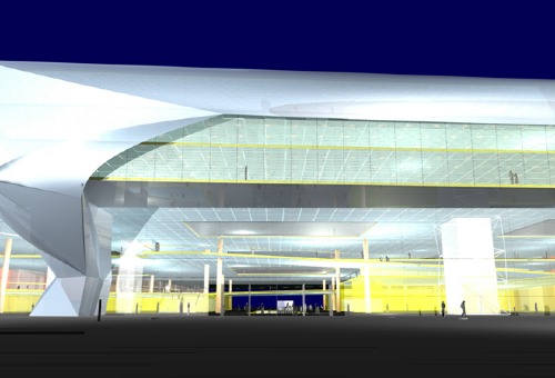 YES ARCHITECTURE., Hauptbahnhof München, Außenansicht