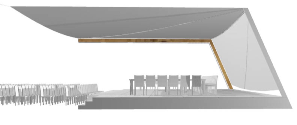 YES ARCHITECTURE., Kirchplatz Starnberg, Überdachung