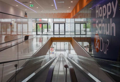 YES ARCHITECTURE., Meile Moosach, Einkaufszentrum Innenansicht