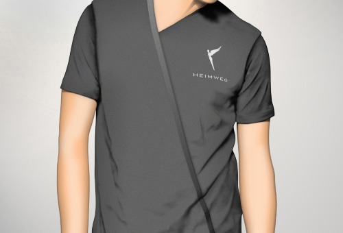 YES ARCHITECTURE., Heimweg, Logo, Shirt