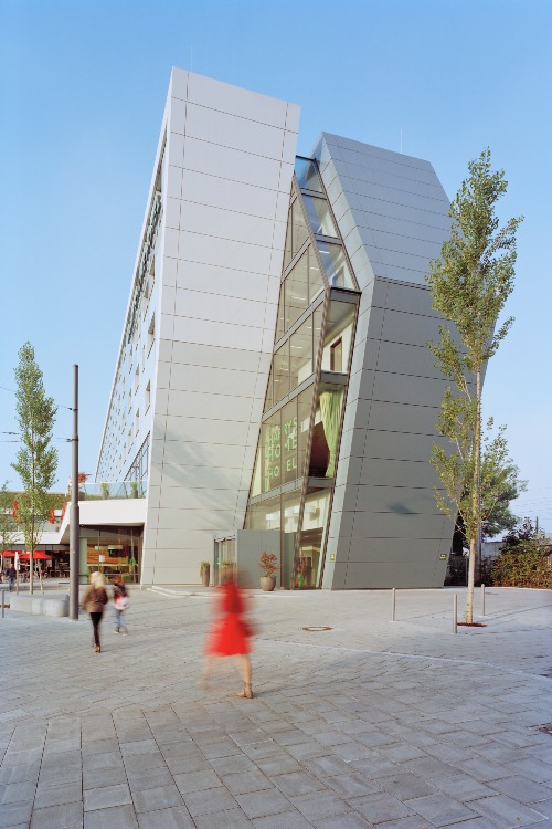 YES ARCHITECTURE., Meile Moosach, Hotel, Außenansicht